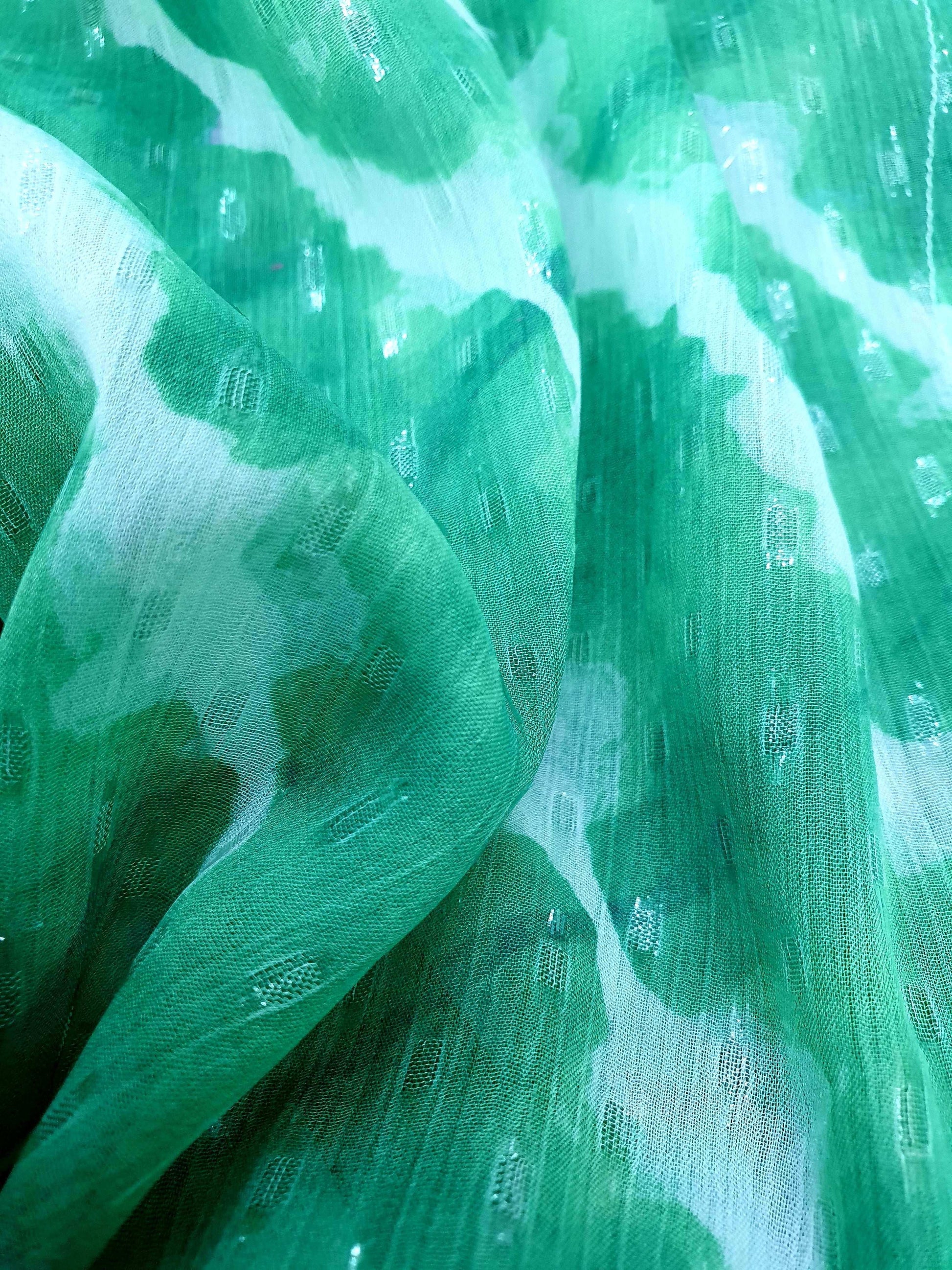 HELENA FLOWY DRESS - Green - Monk & Mei