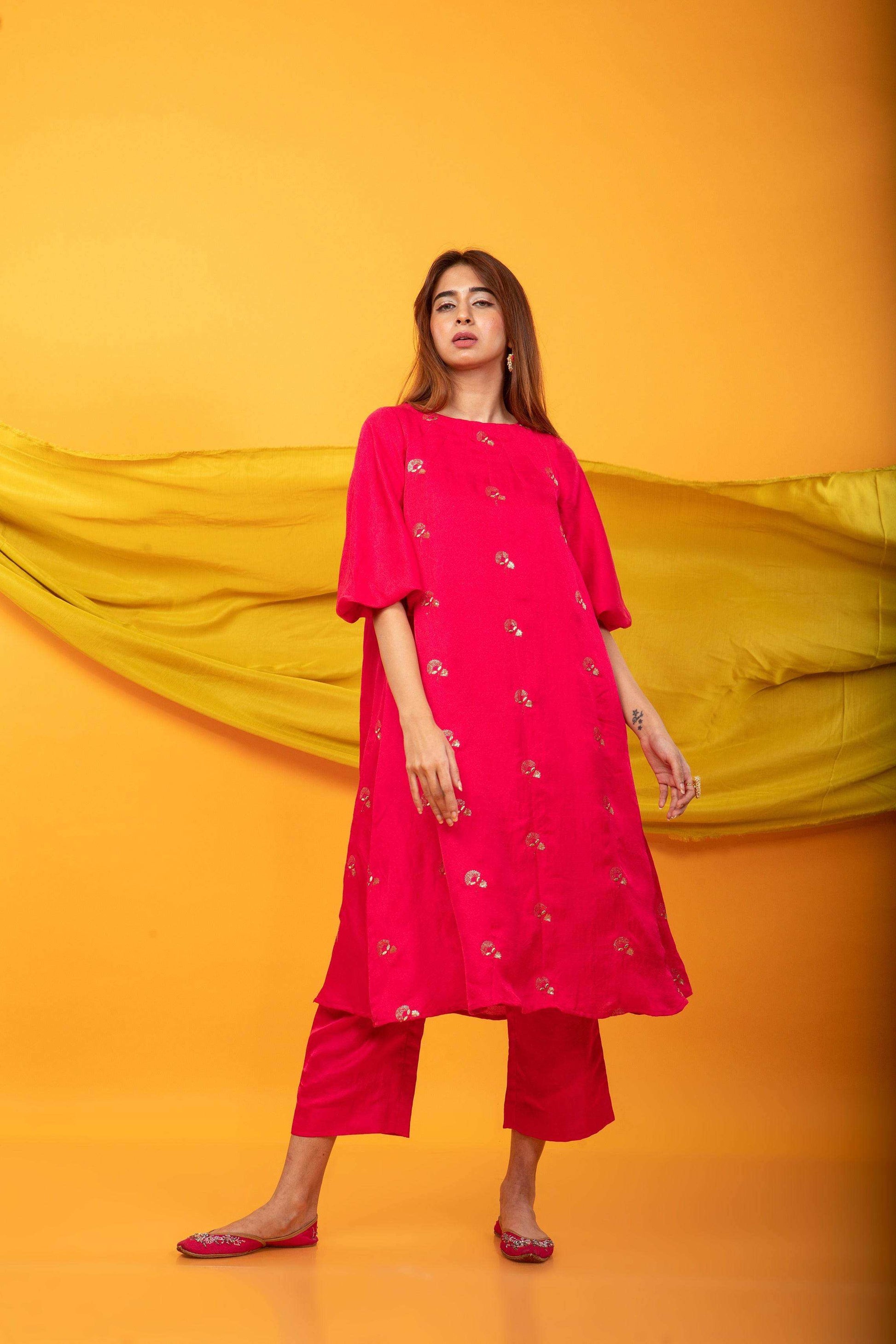 Feroz Kurta and Pant Set - Monk & Mei