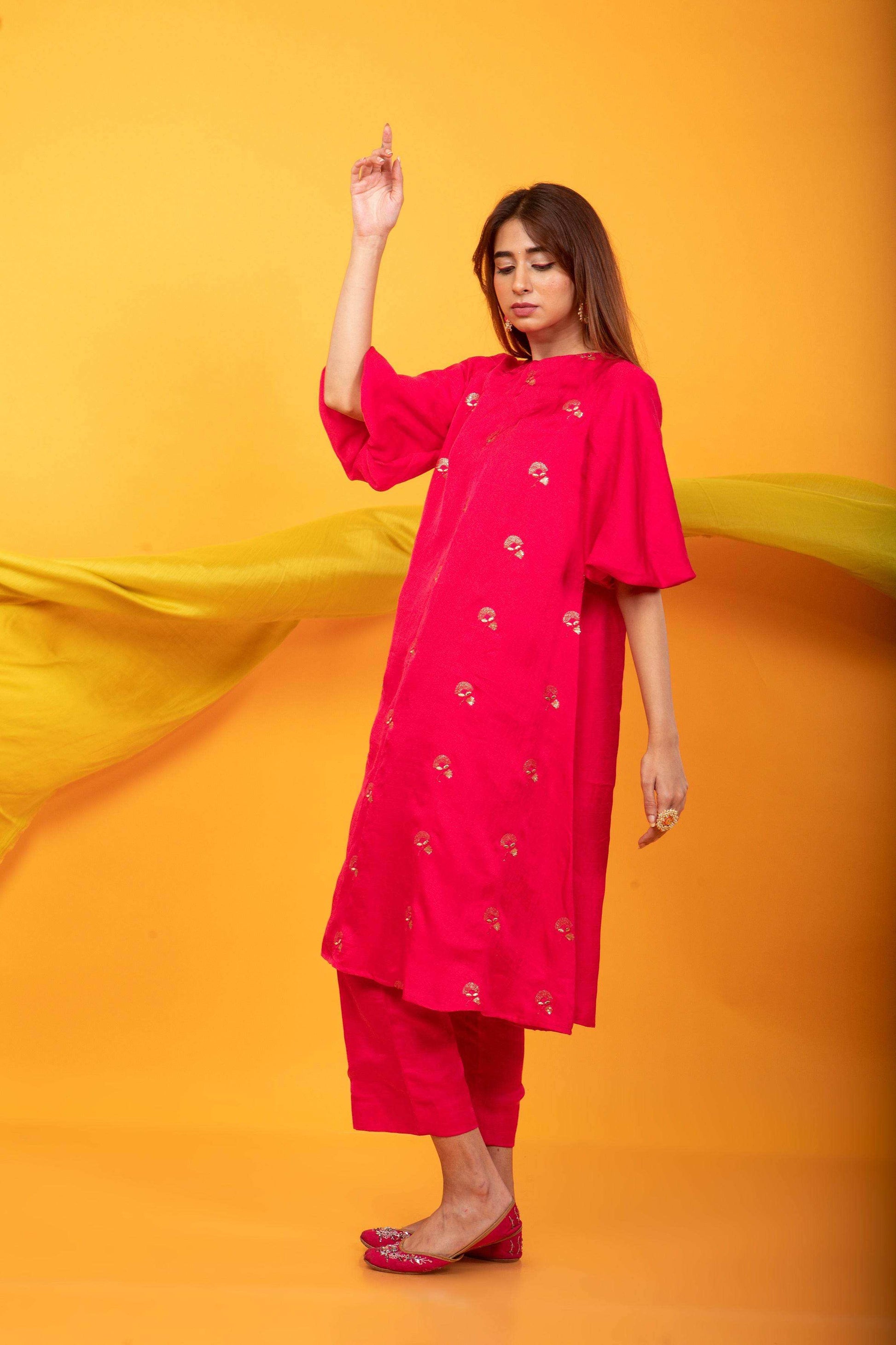 Feroz Kurta and Pant Set - Monk & Mei