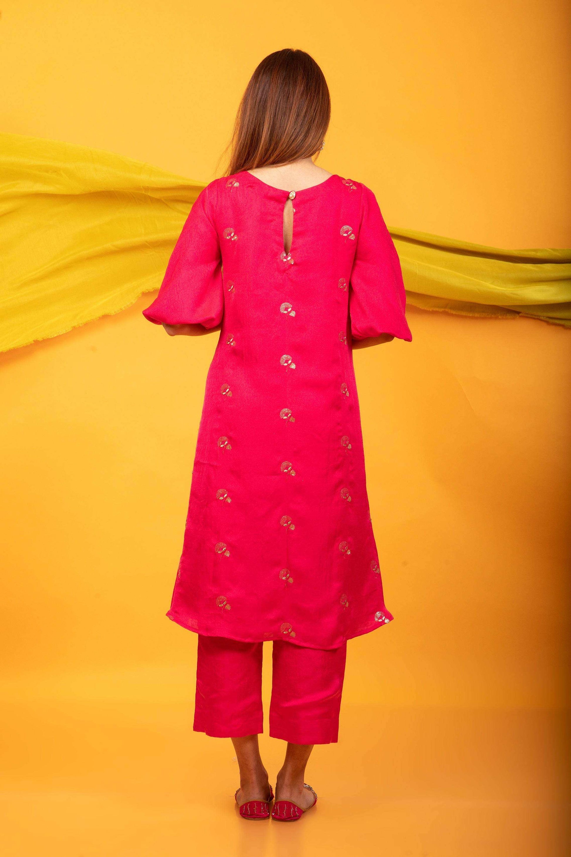 Feroz Kurta and Pant Set - Monk & Mei