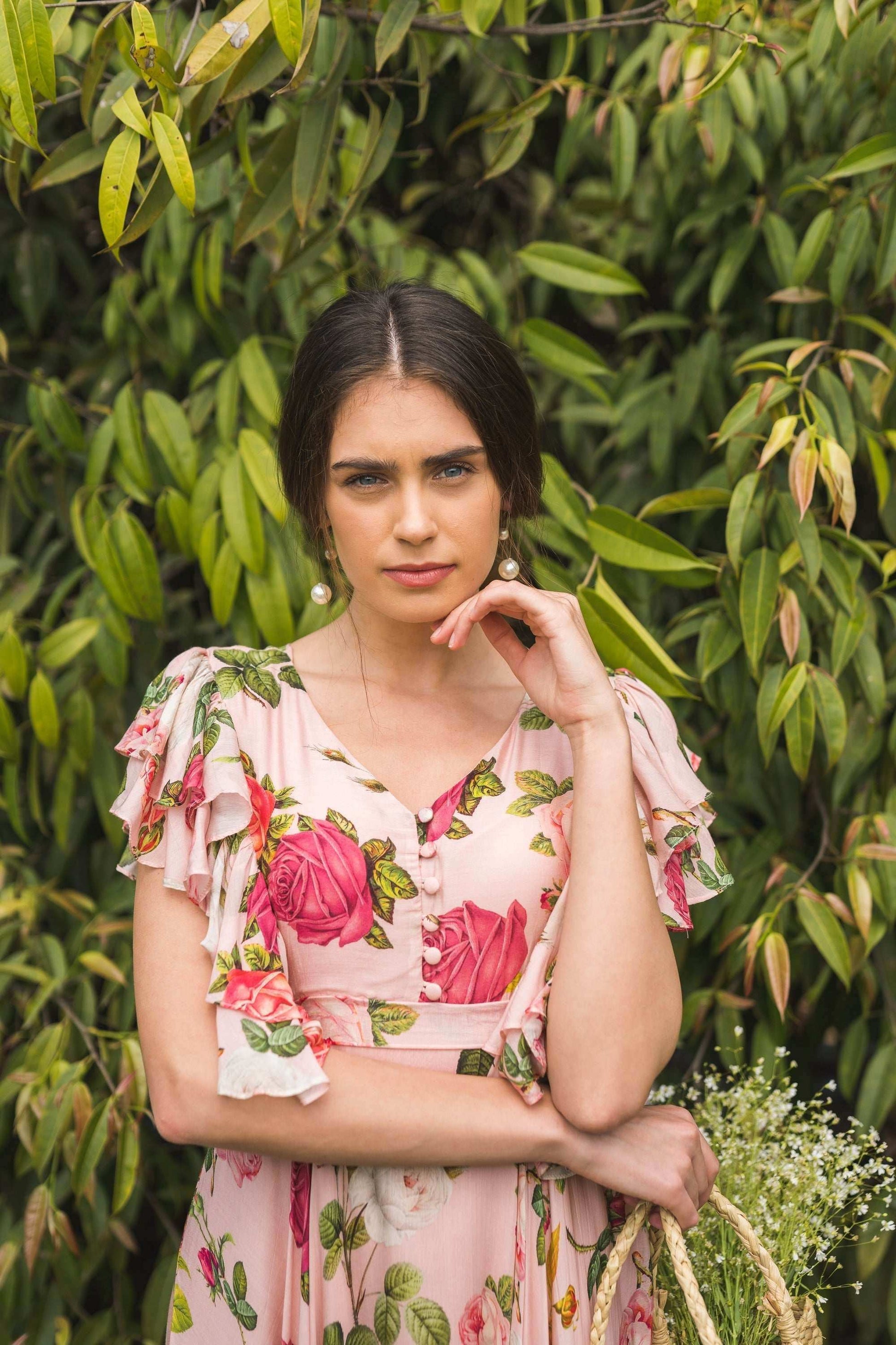 Juliette Dress - Rose pink - Monk & Mei