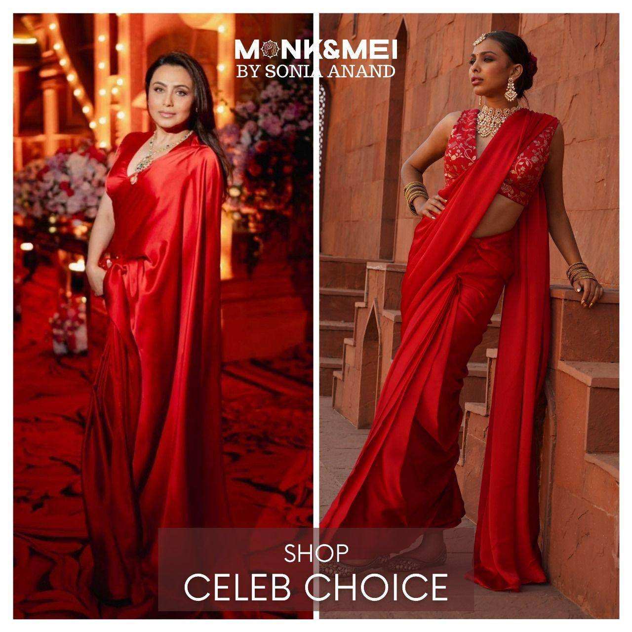 Ruhee Pre Draped Saree set - Monk & Mei