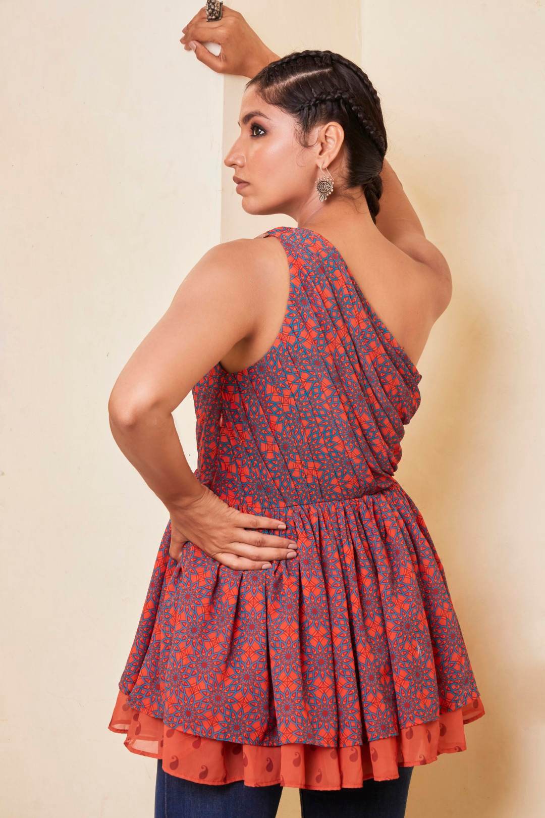 Laila TOP - Rusty Red - Monk & Mei