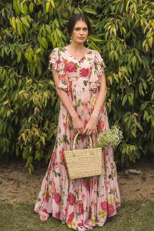 Juliette Dress - Rose pink - Monk & Mei