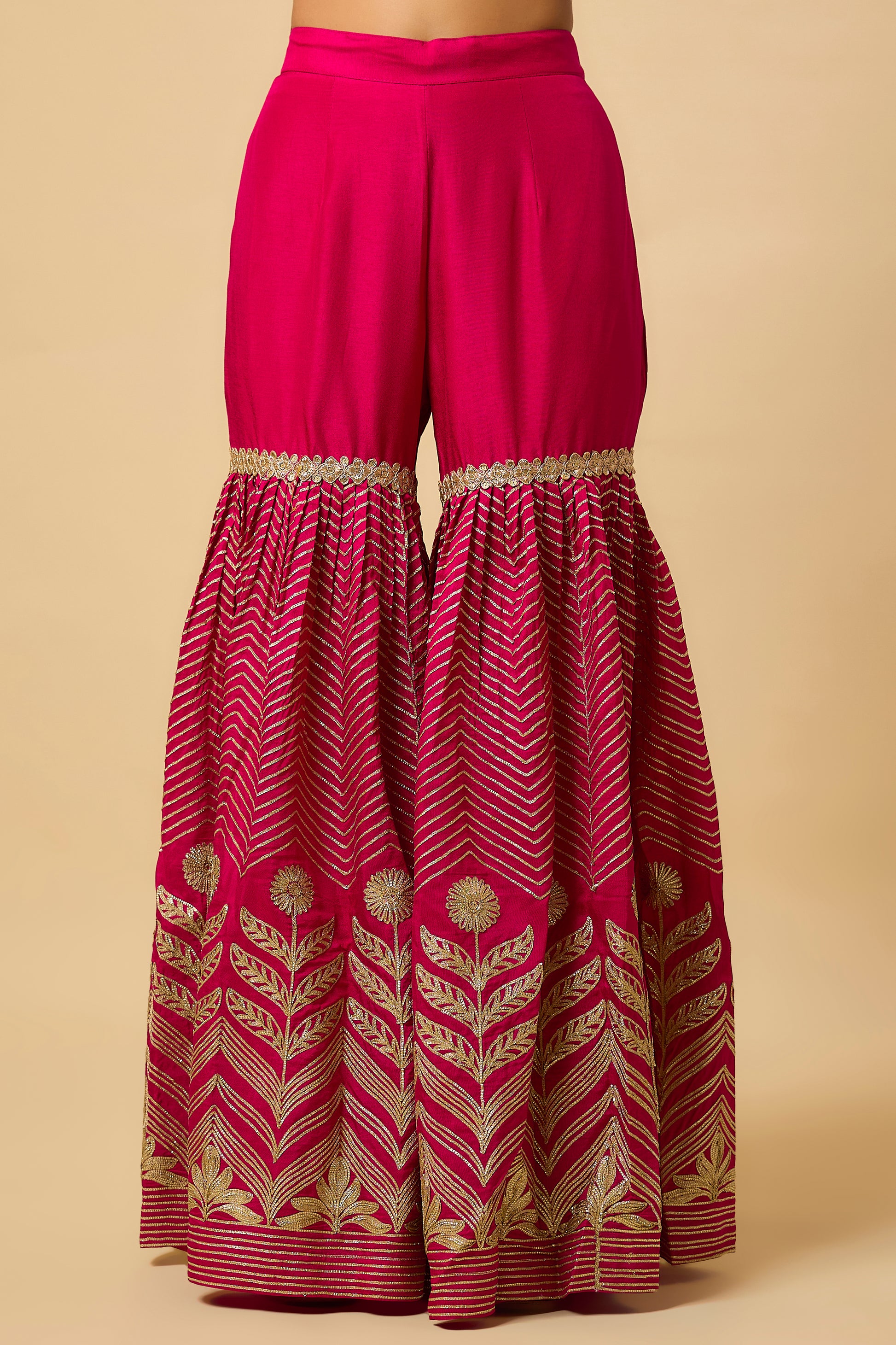 Bala - Kurta, Pant and Dupatta - Fuschia Pink