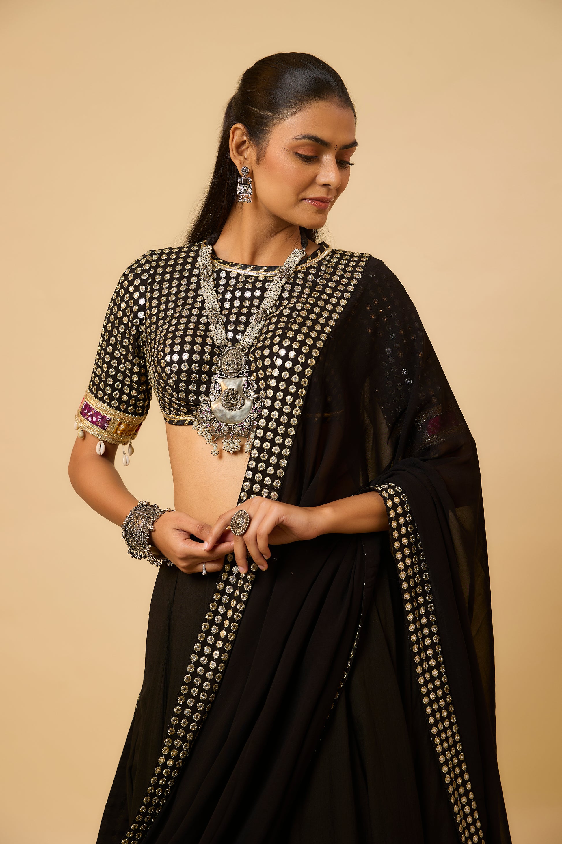 Rasika - Lahenga, Blouse  & Duppta - Multicolor