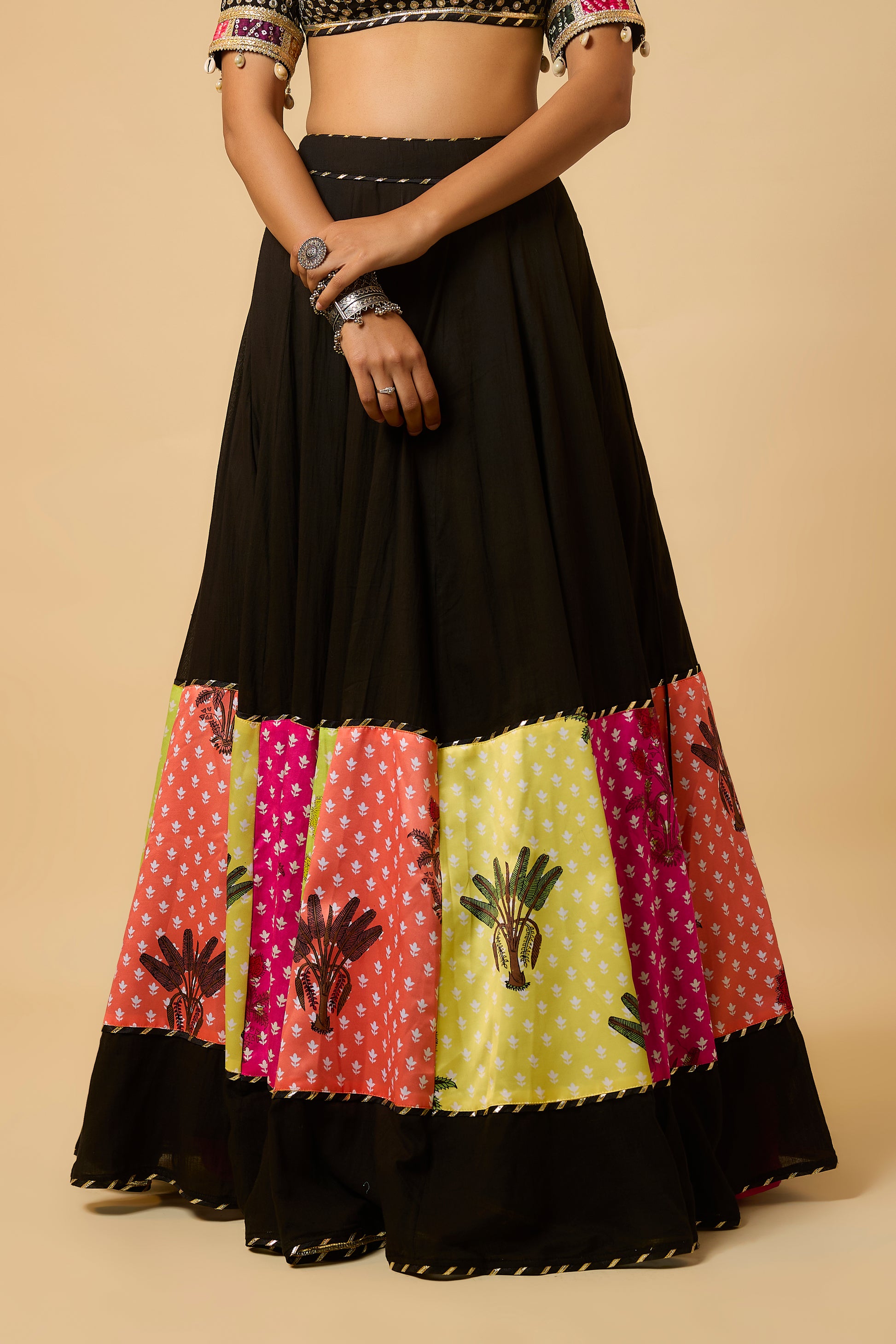 Rasika - Lahenga, Blouse  & Duppta - Multicolor