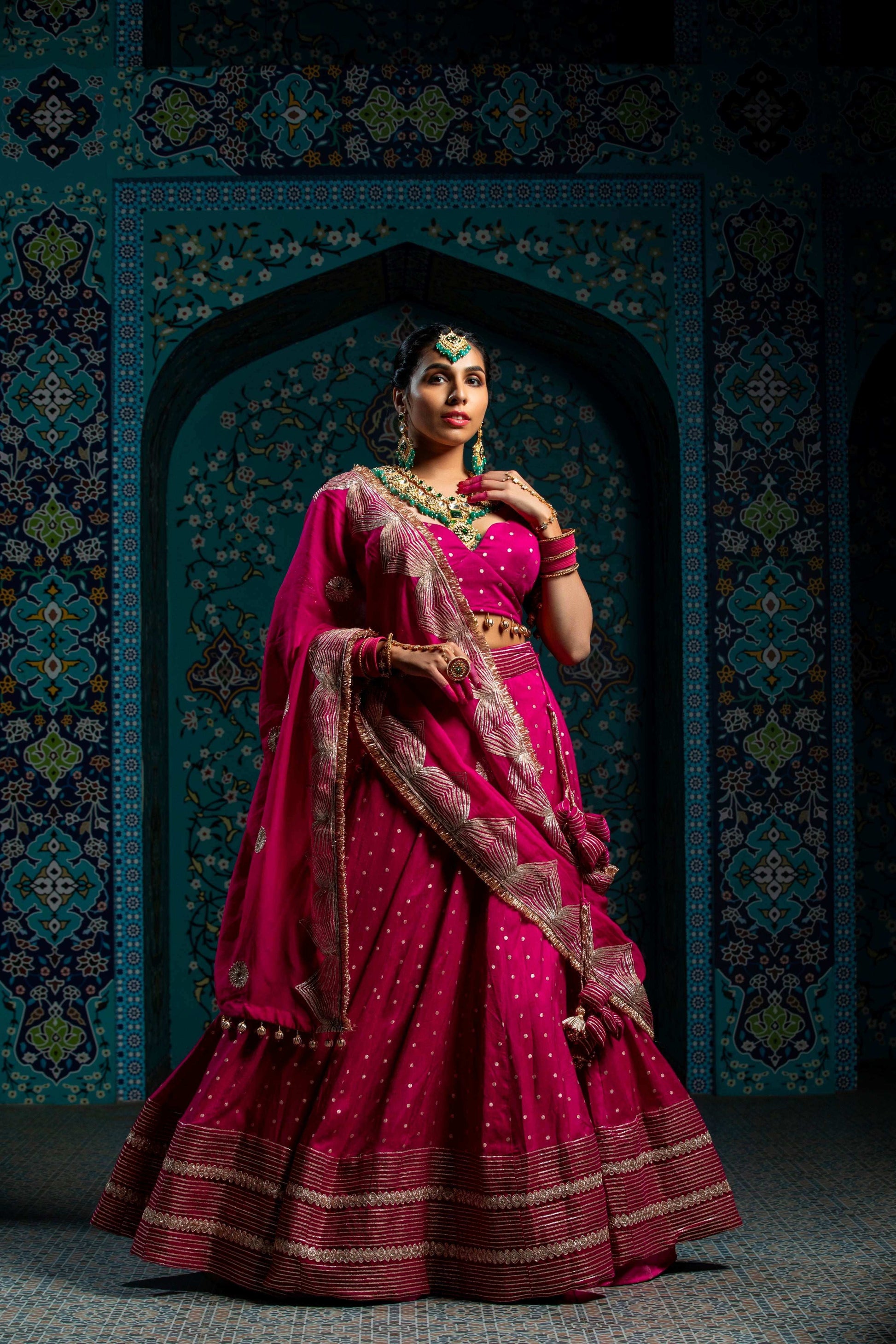 Rizina - Lehenga set - Monk & Mei