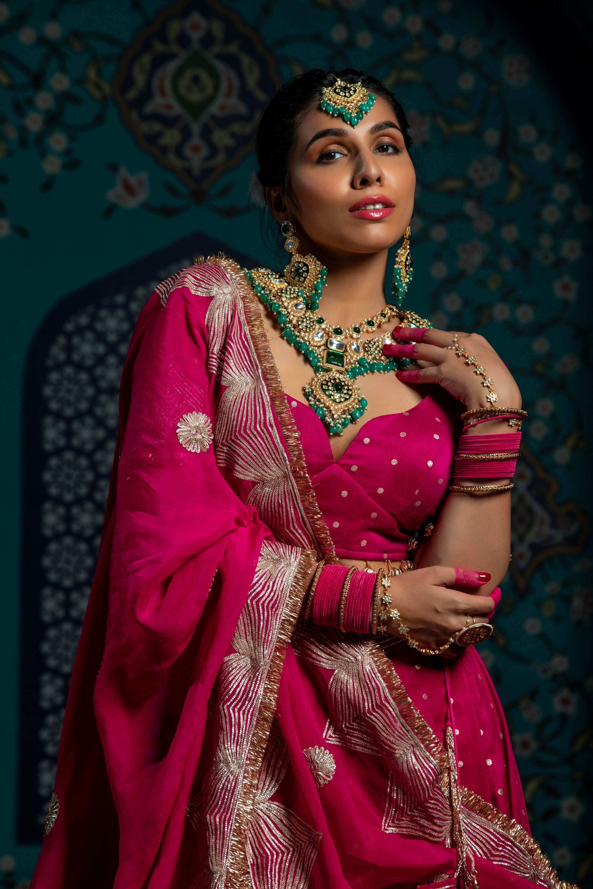 Rizina - Lehenga set - Monk & Mei