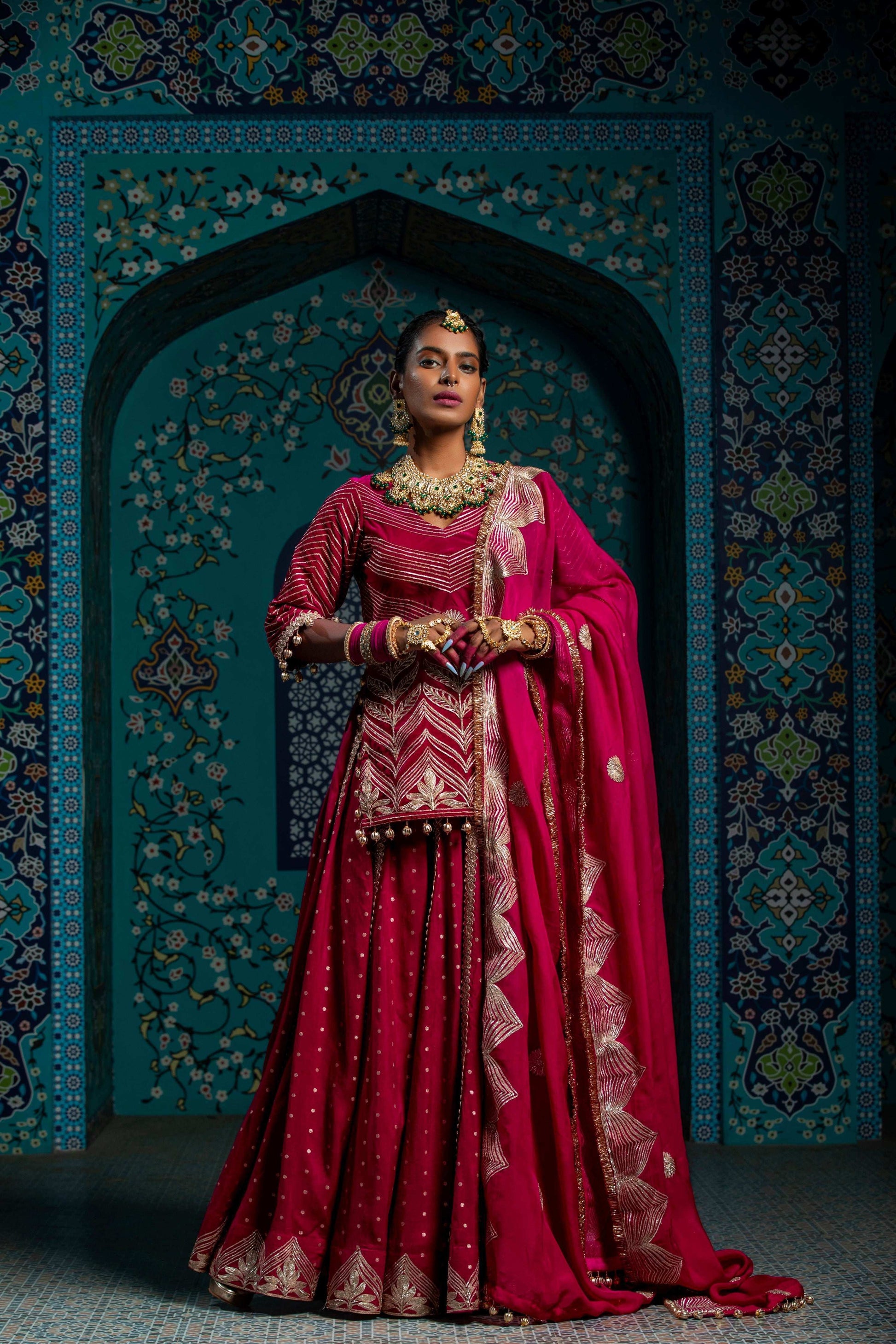 Gulbadan - Lehenga set - Monk & Mei