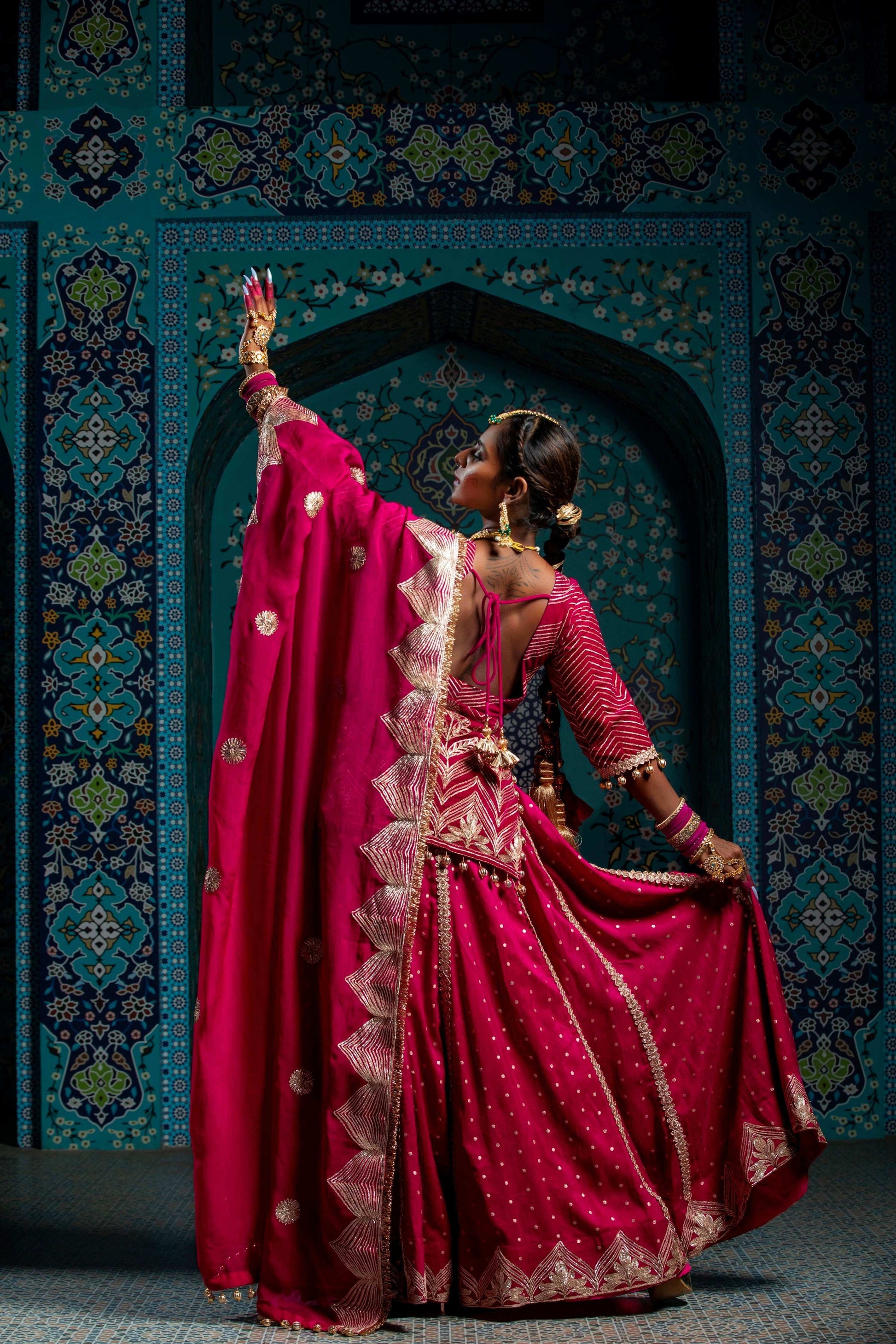 Gulbadan - Lehenga set - Monk & Mei