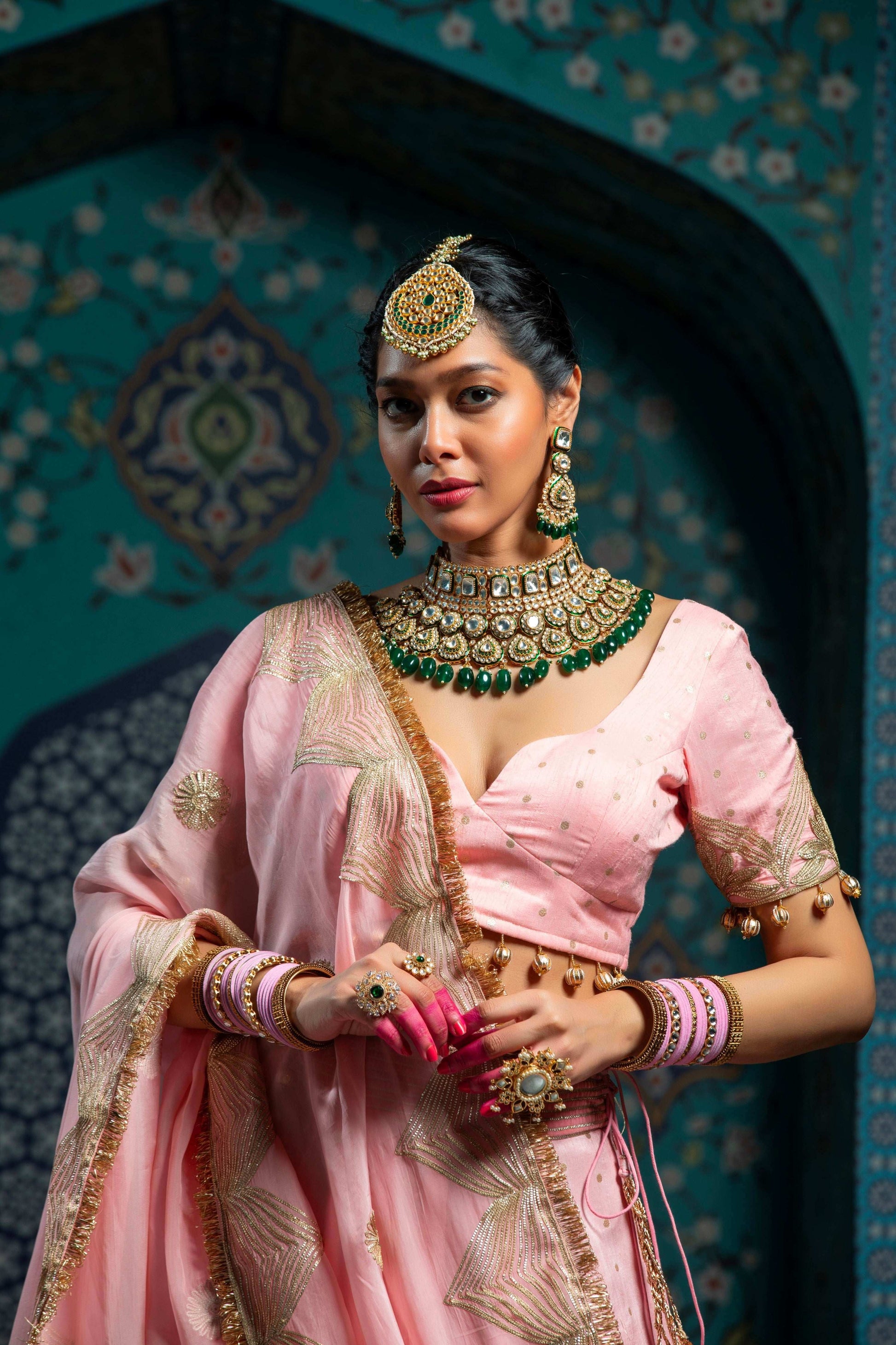 Rizina - Lehenga set - Monk & Mei