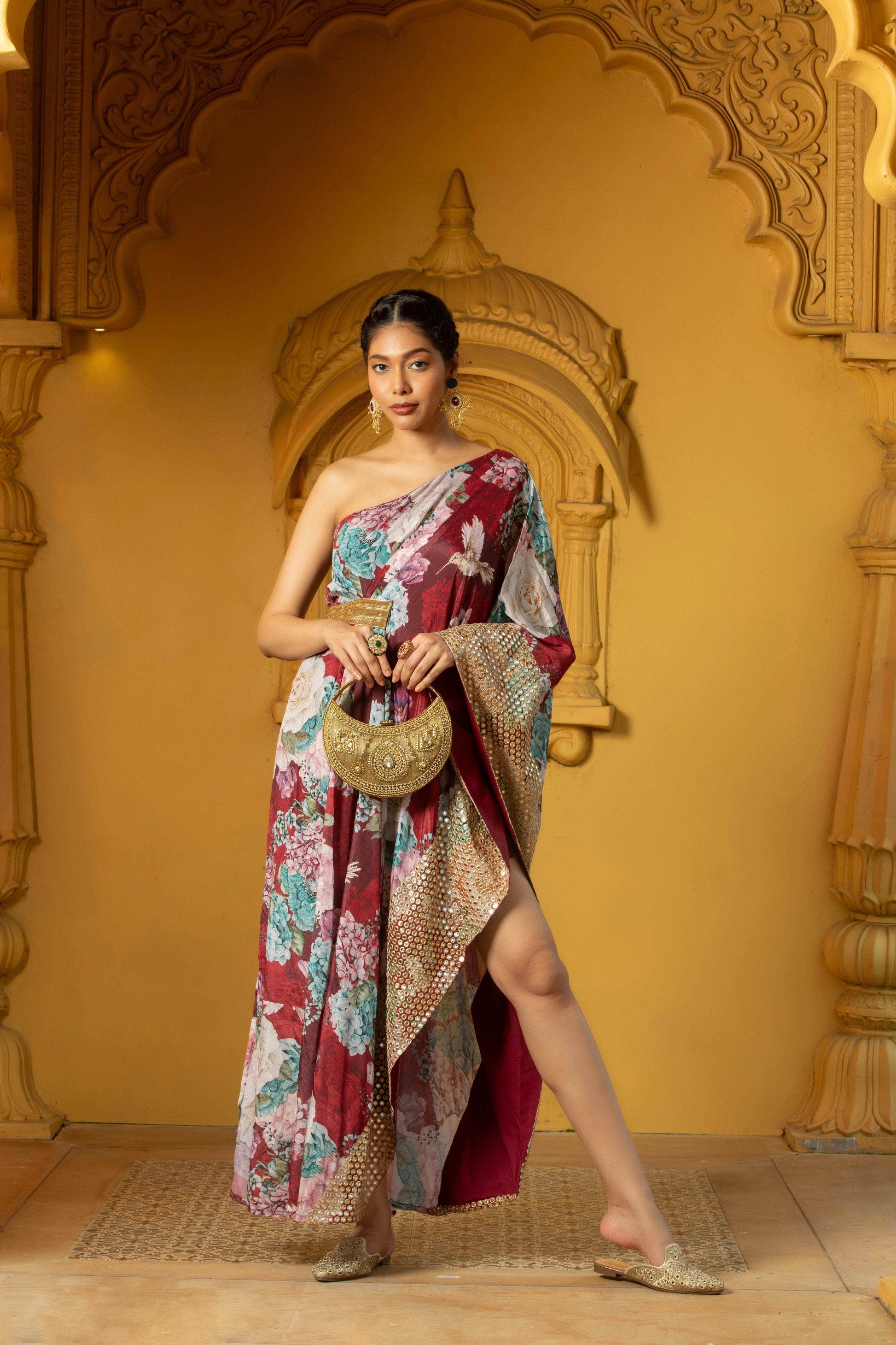 Aiman - Dress Maroon - Monk & Mei