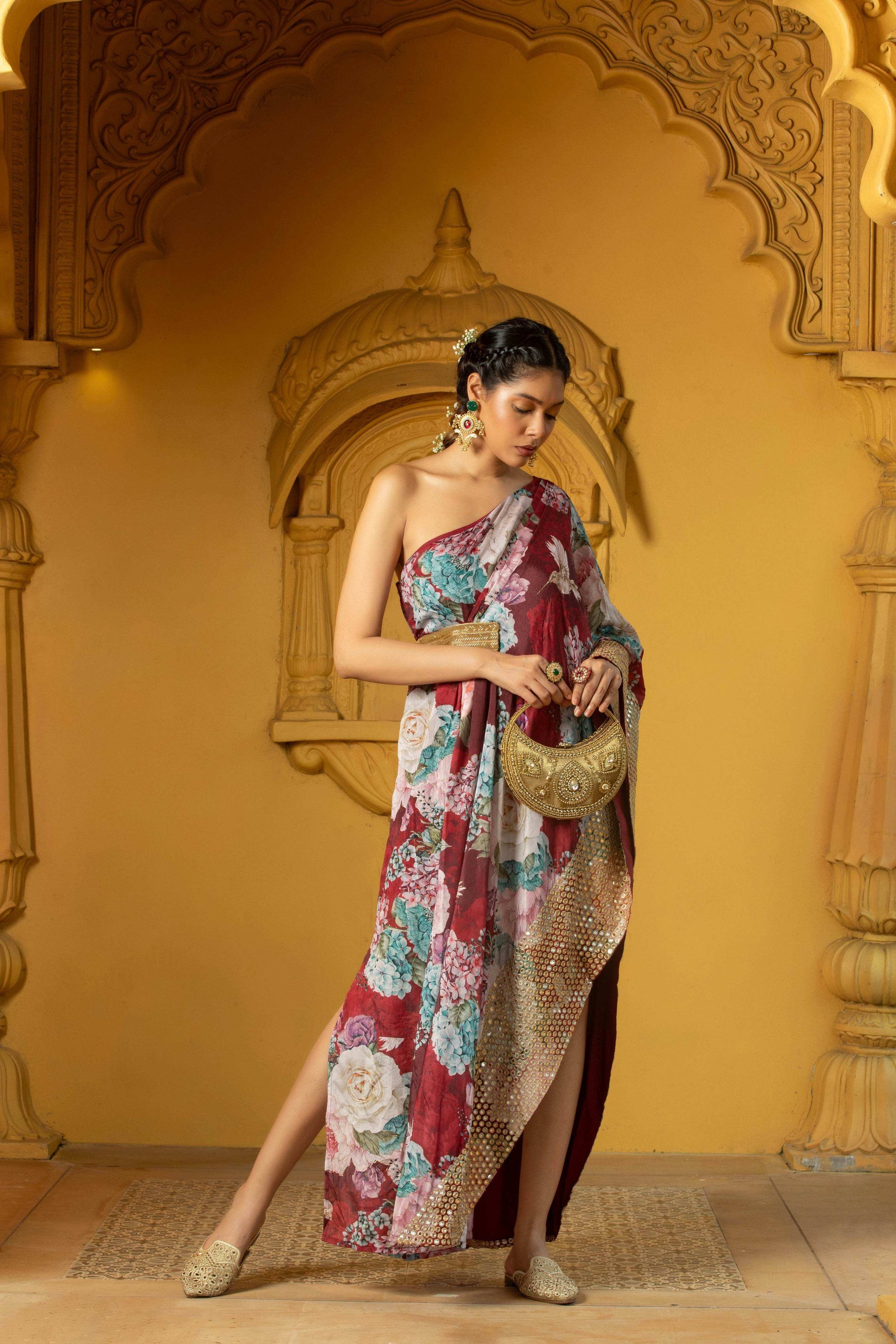 Aiman - Dress Maroon - Monk & Mei