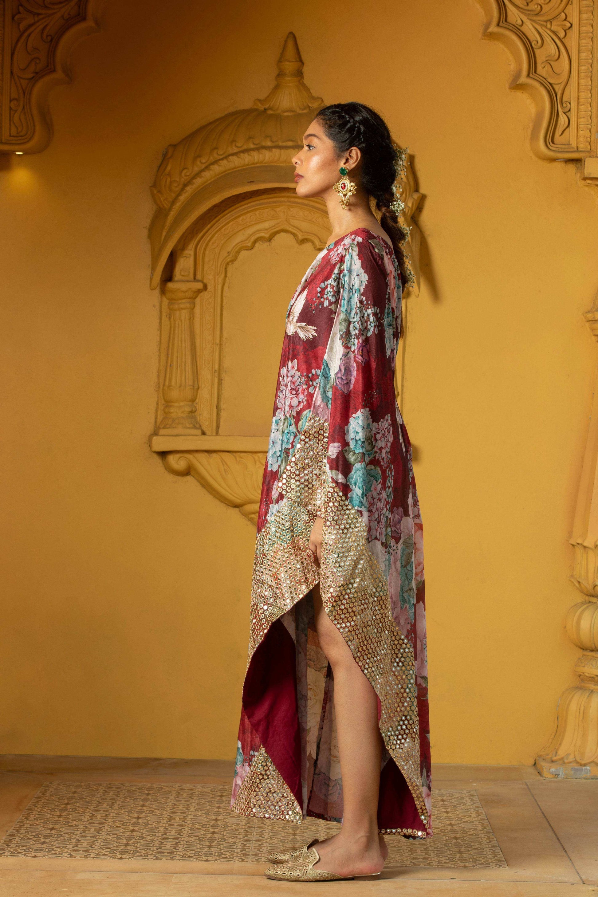 Aiman - Dress Maroon - Monk & Mei