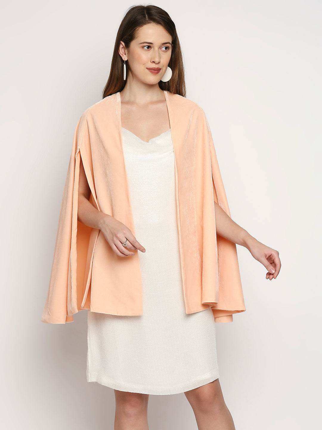 Arzu- Cape - Peach pink - Monk & Mei