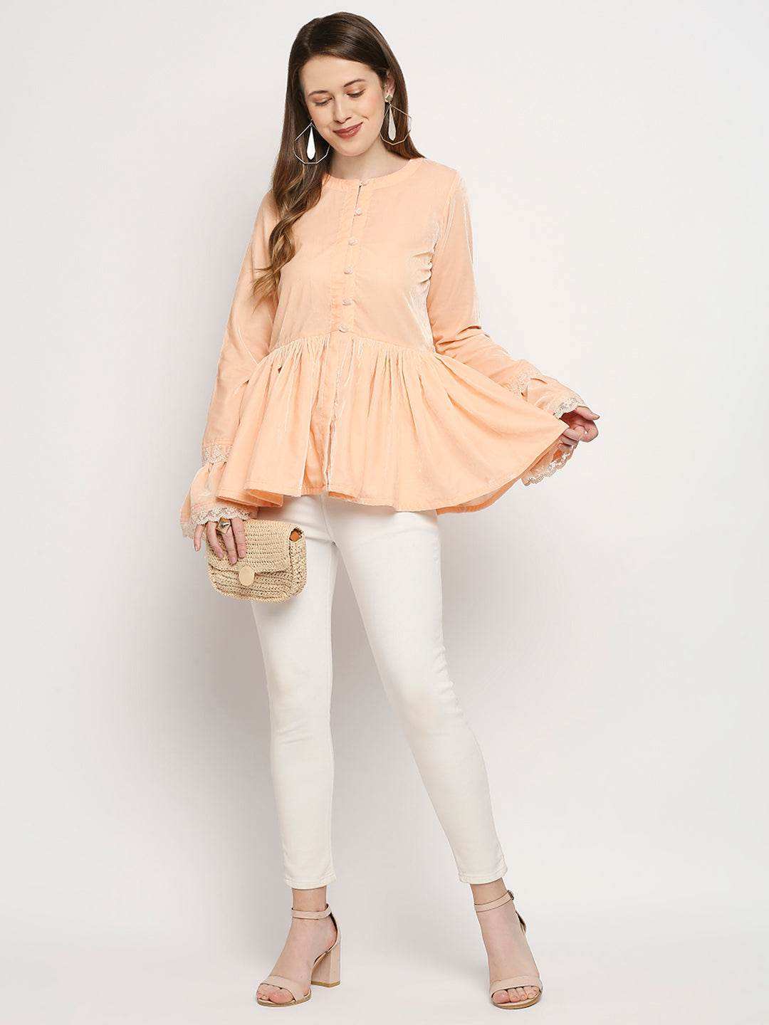 Taj-Jacket - Peach pink - Monk & Mei