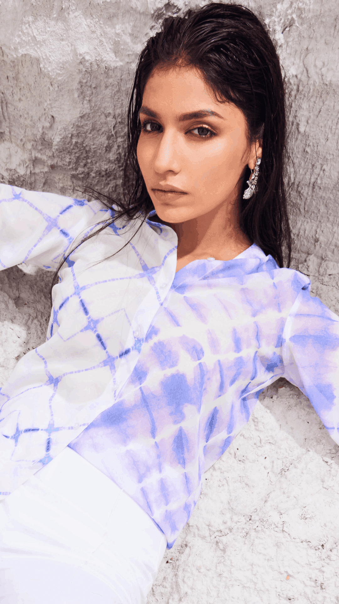 MARIAH SHIRT TOP - Lavender - Monk & Mei