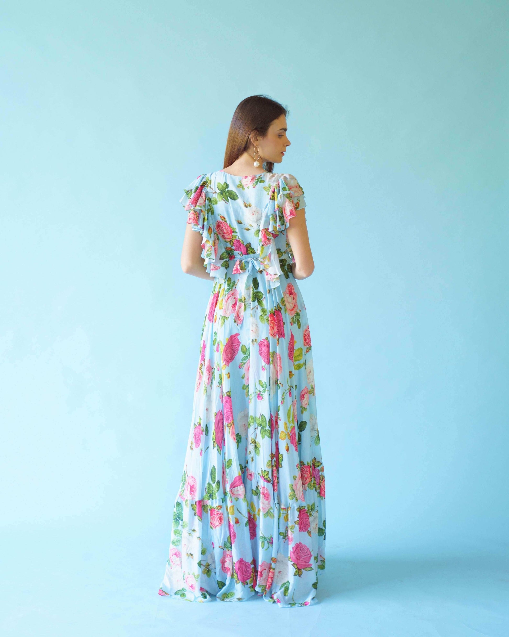 Juliette Dress - Blue - Monk & Mei