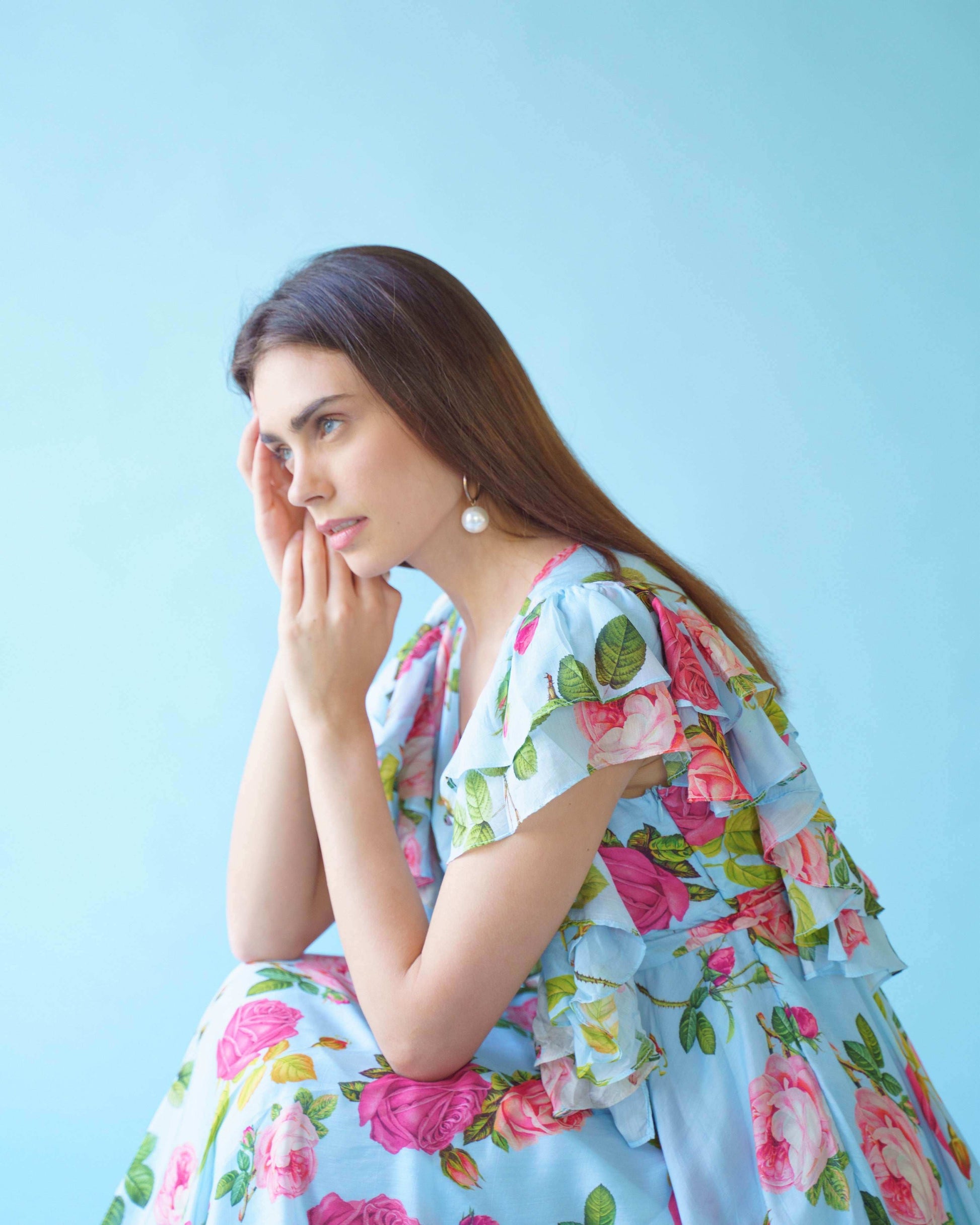 Juliette Dress - Blue - Monk & Mei