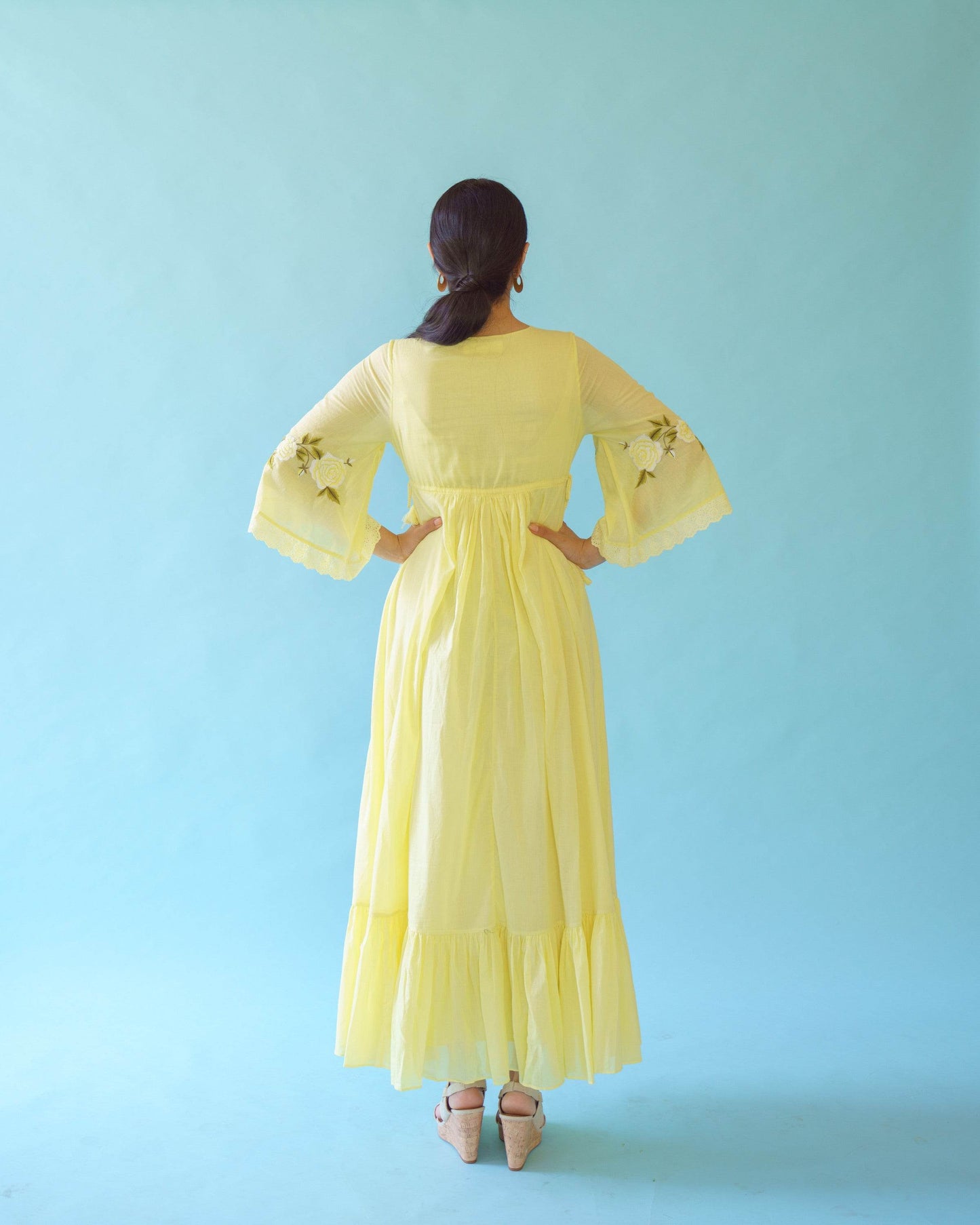 OLIVIA DRESS - Buttercup yellow - Monk & Mei