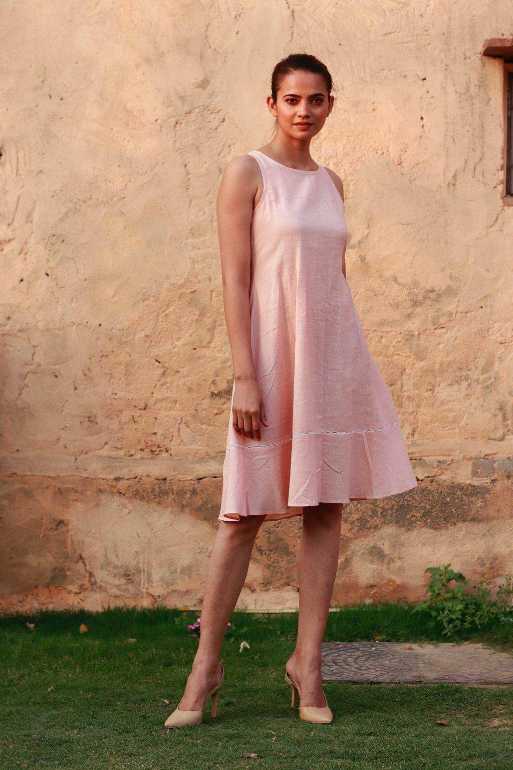 SPRING DRESS SET - Babypink - Monk & Mei