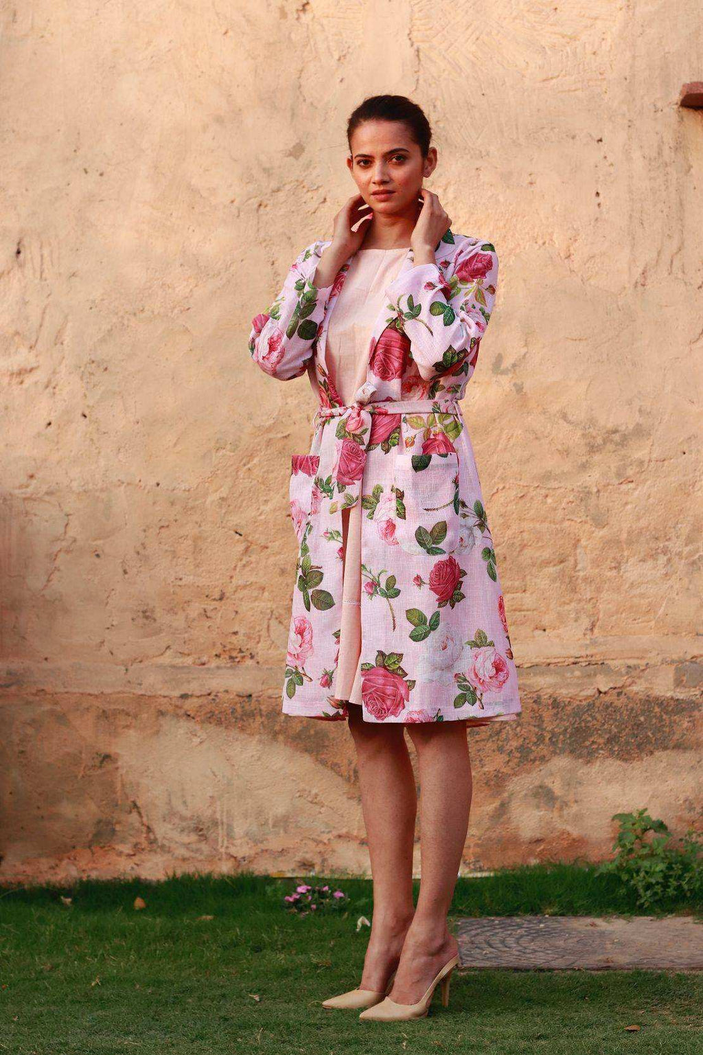 SPRING DRESS SET - Babypink - Monk & Mei