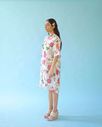 SONNET DRESS - Ivory white - Monk & Mei