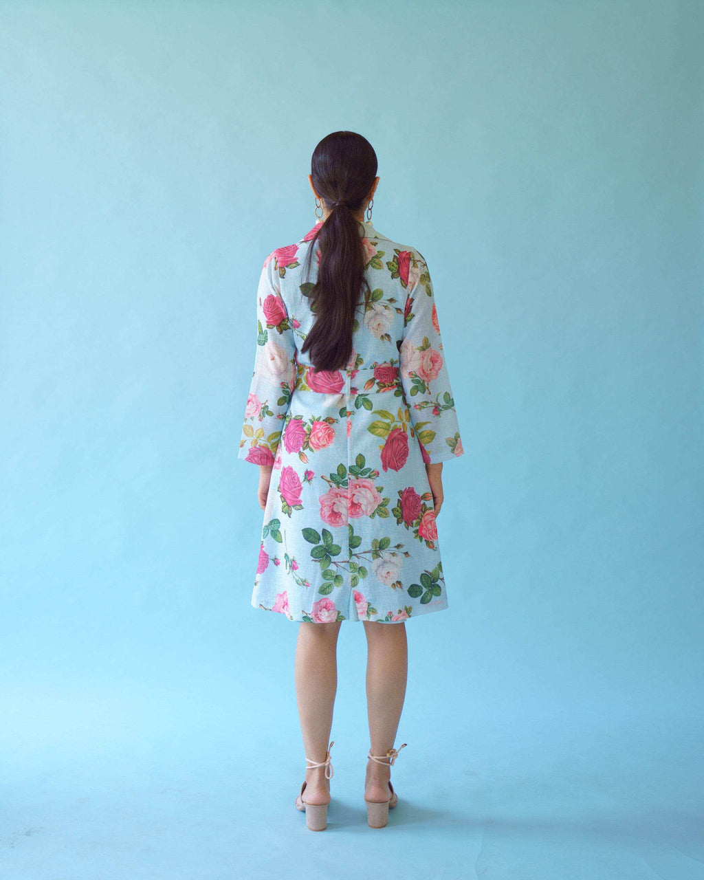 SPRING DRESS SET - Powder blue - Monk & Mei