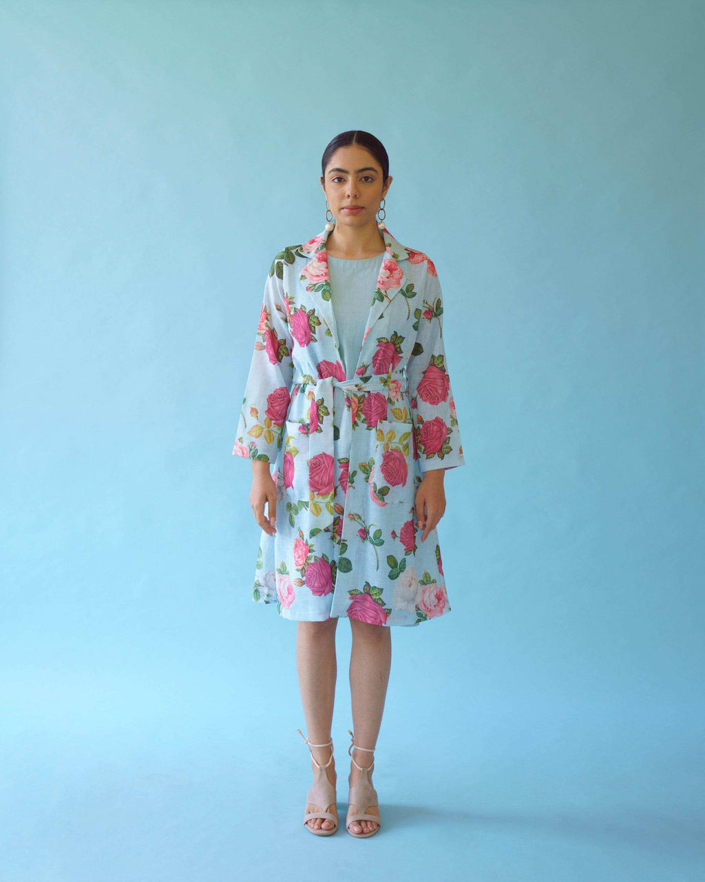 SPRING DRESS SET - Powder blue - Monk & Mei