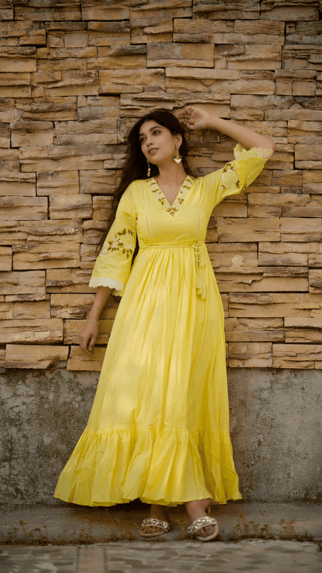 OLIVIA DRESS - Buttercup yellow - Monk & Mei