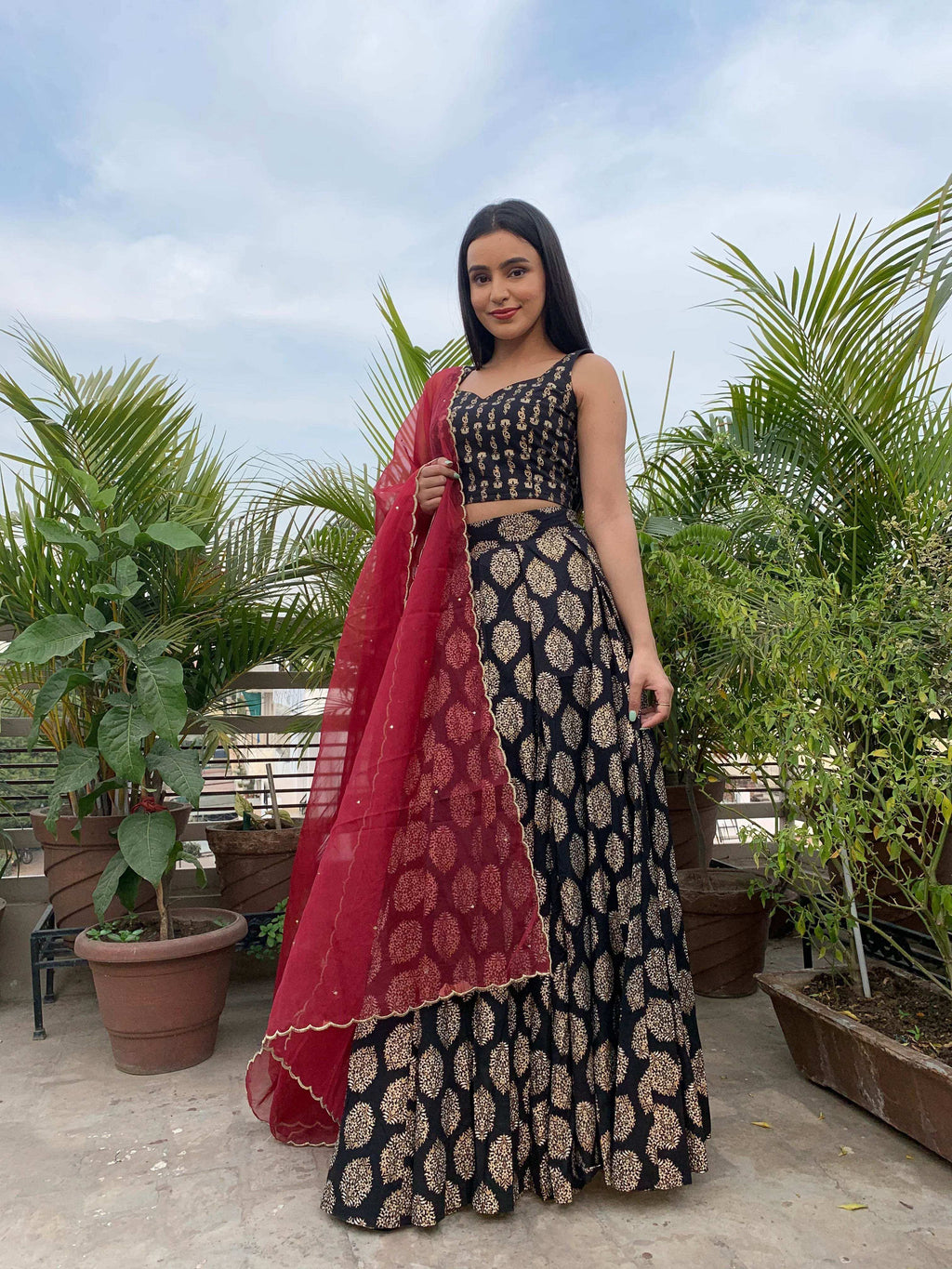 Padmini Lehenga Choli Dupatta - Monk & Mei