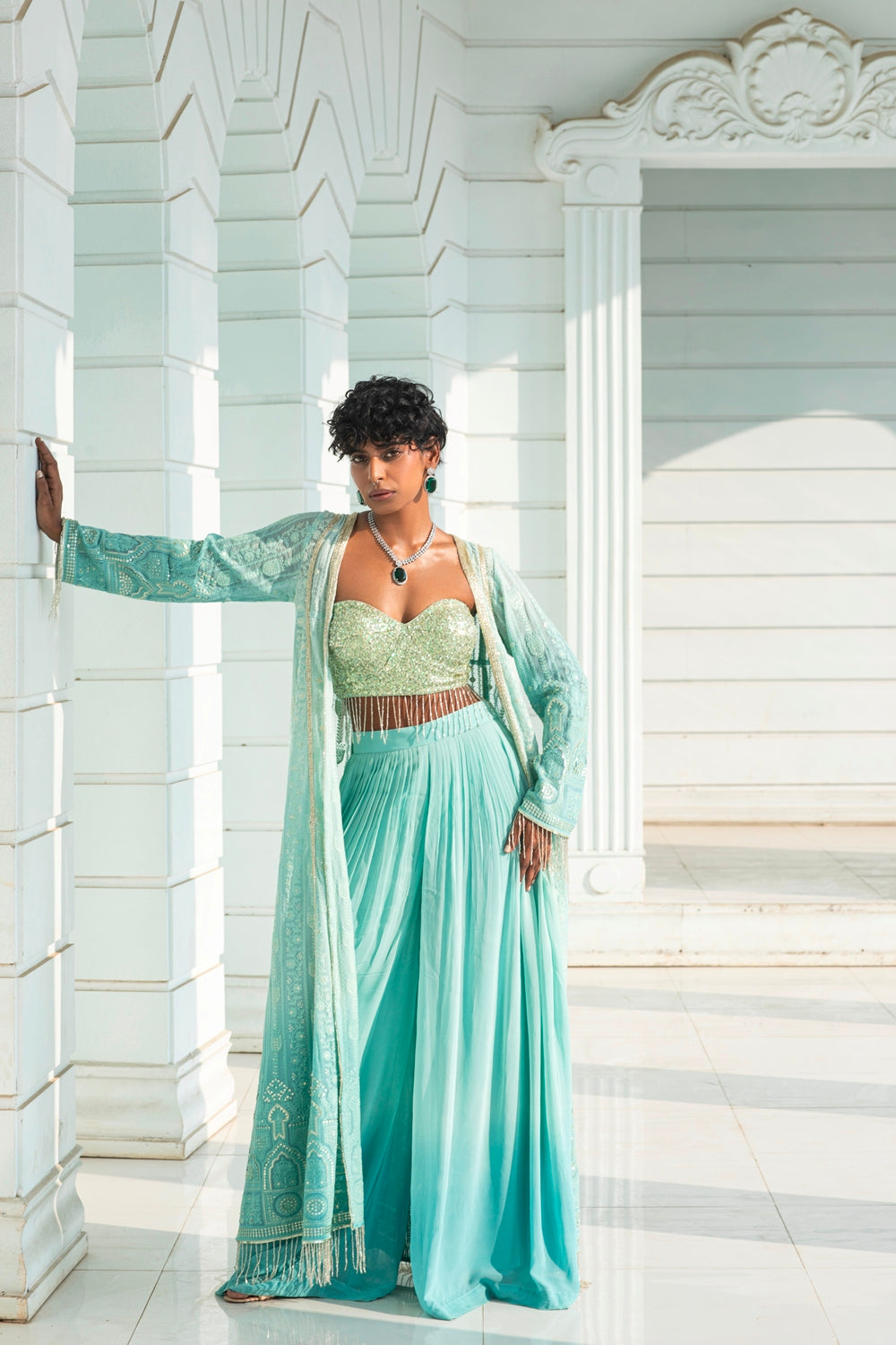 Autumn - Palazzo Cape Set