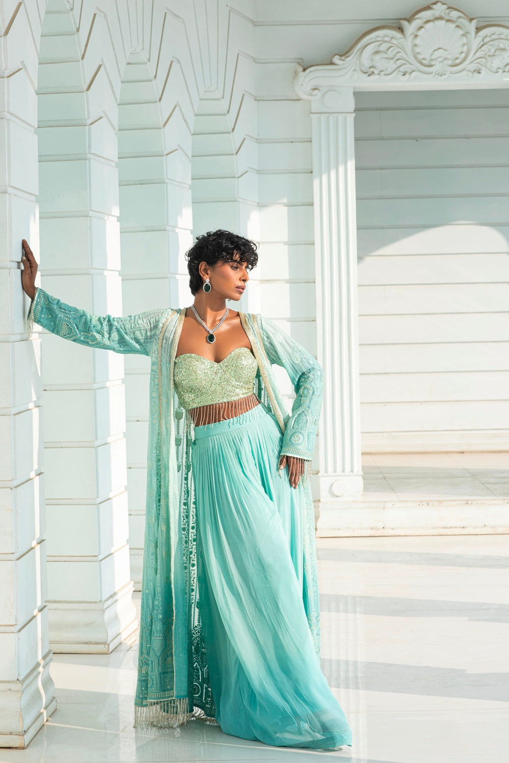 Autumn - Palazzo Cape Set
