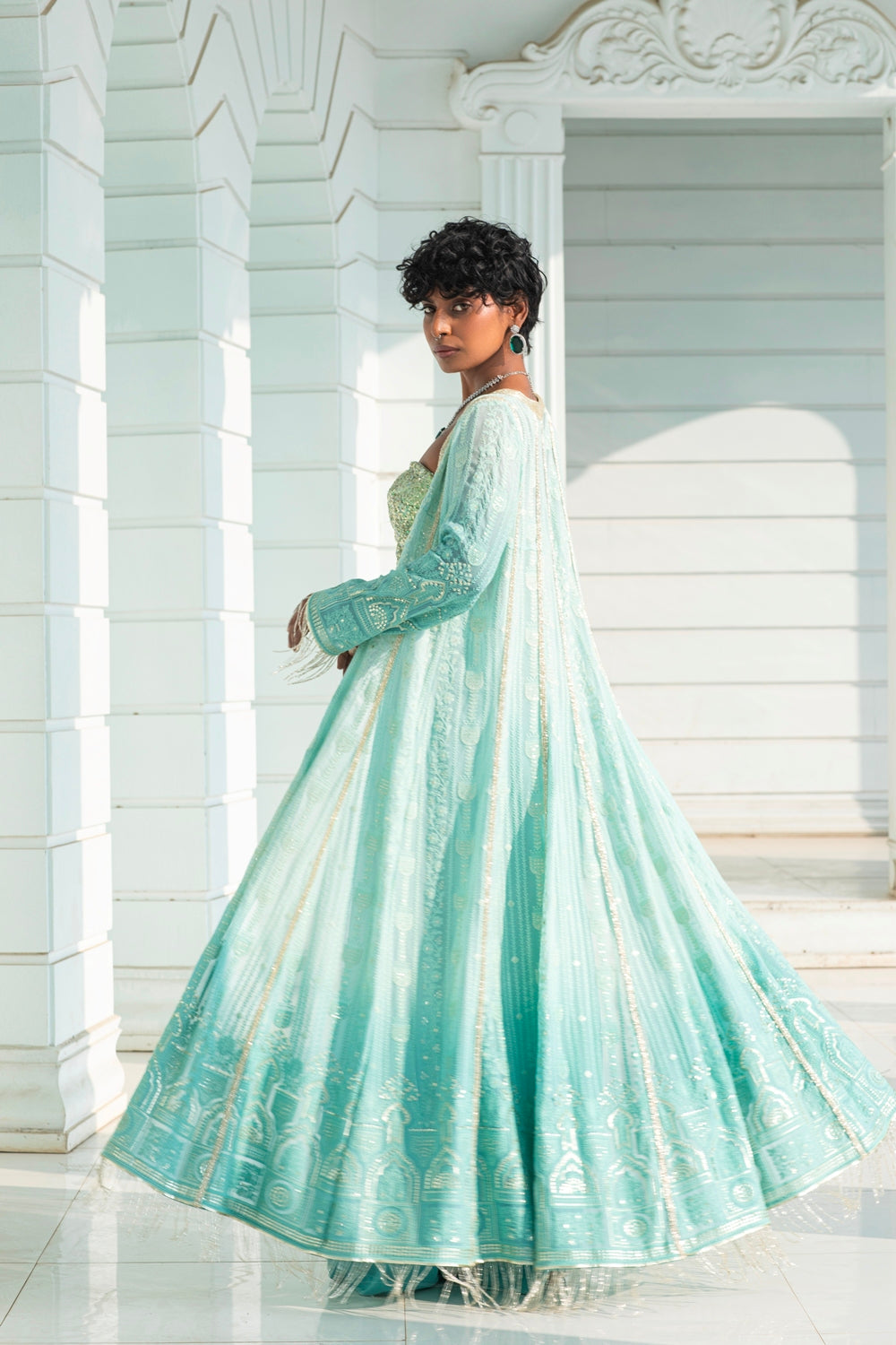 Autumn - Palazzo Cape Set