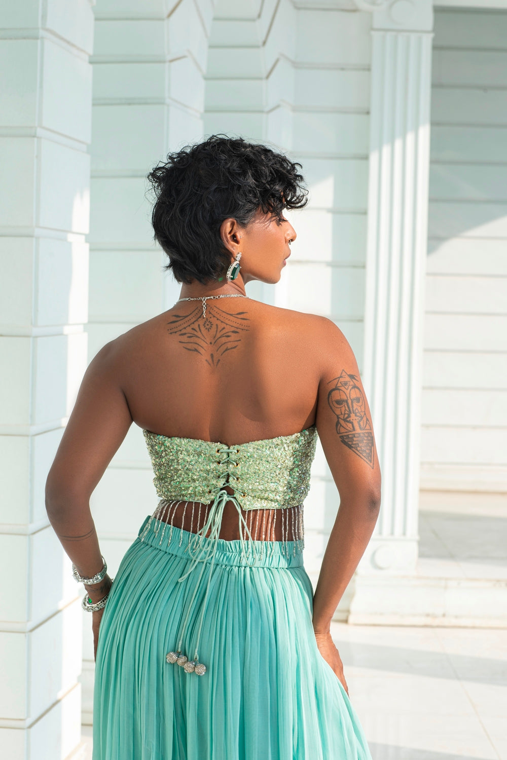 Autumn - Palazzo Cape Set