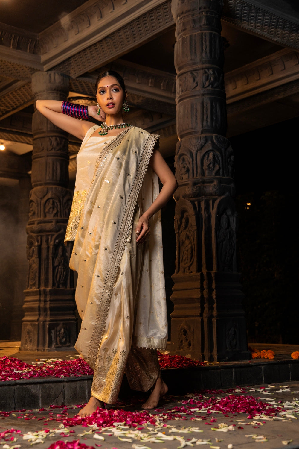 Uma- Short Kurta, Salwar And Dupatta