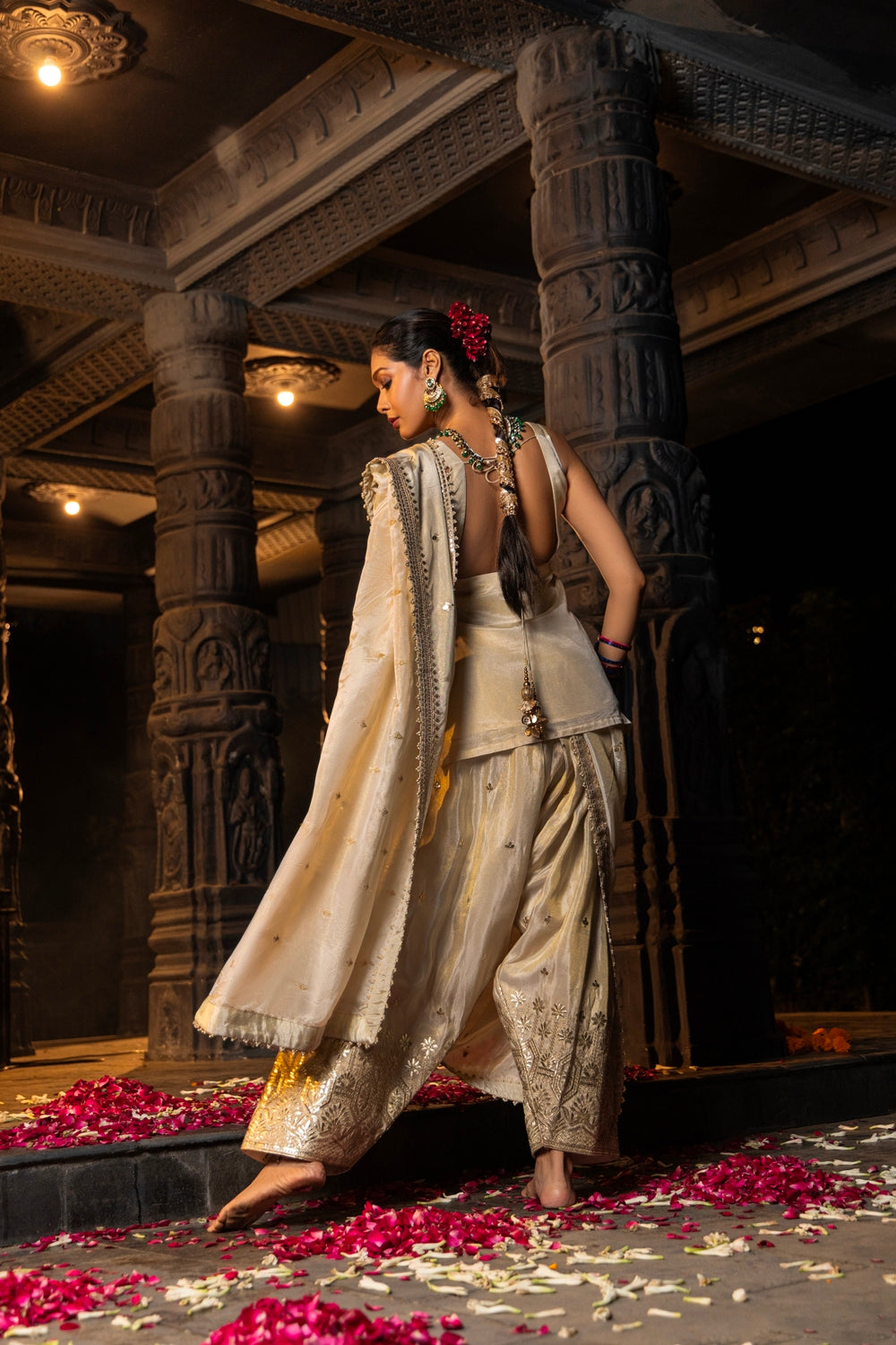 Uma- Short Kurta, Salwar And Dupatta