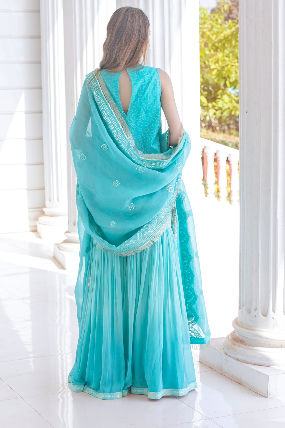 Stella - Short Kurta Sharara Set