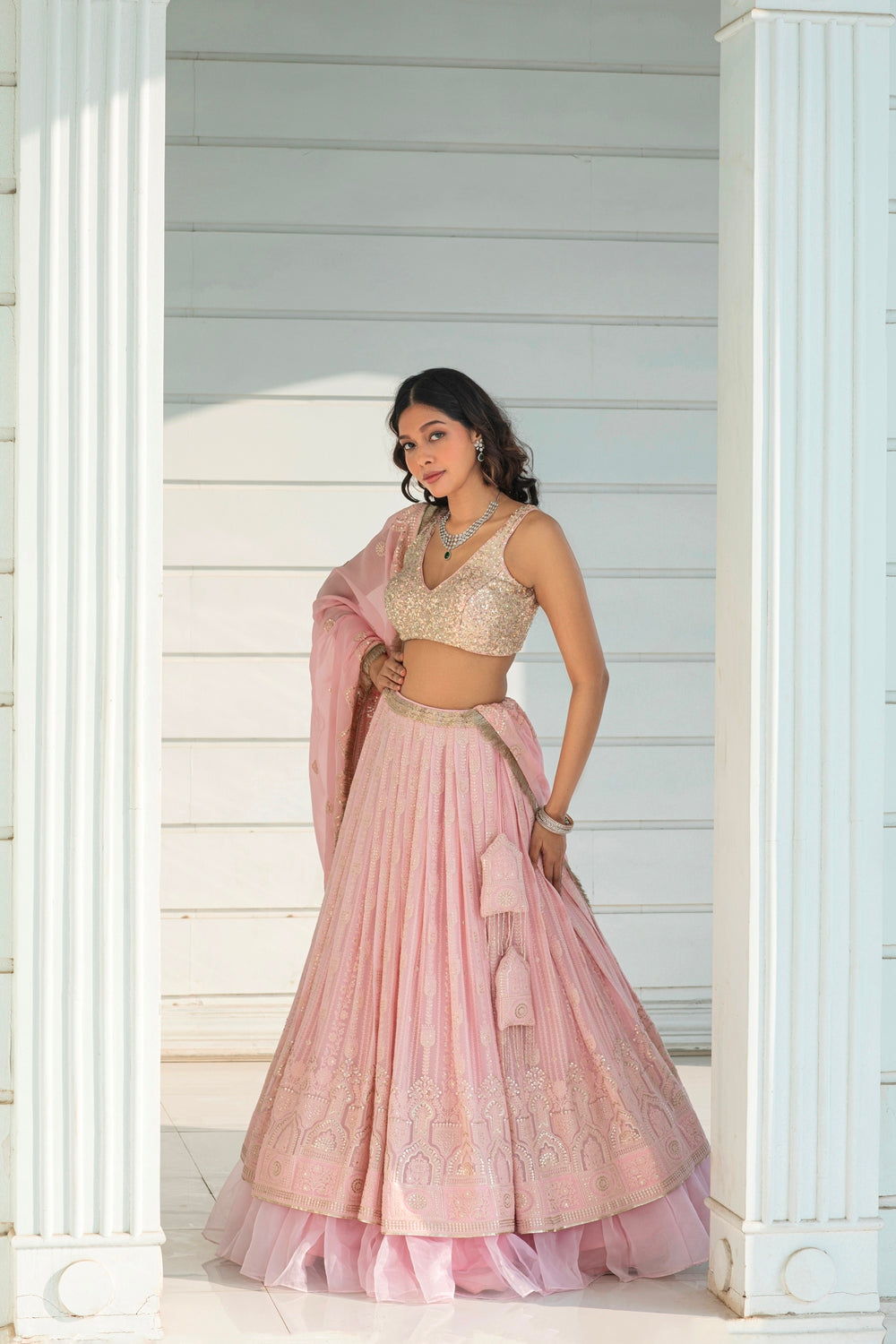 Aurelia Pink - Lehenga Set