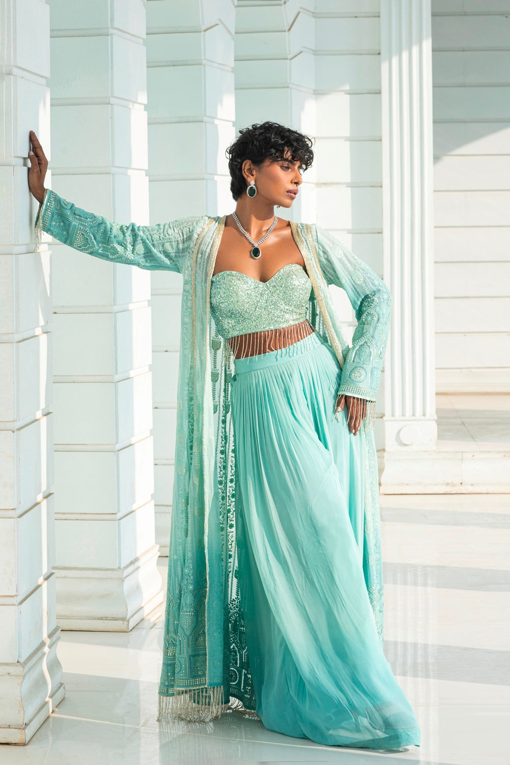Autumn - Palazzo Cape Set