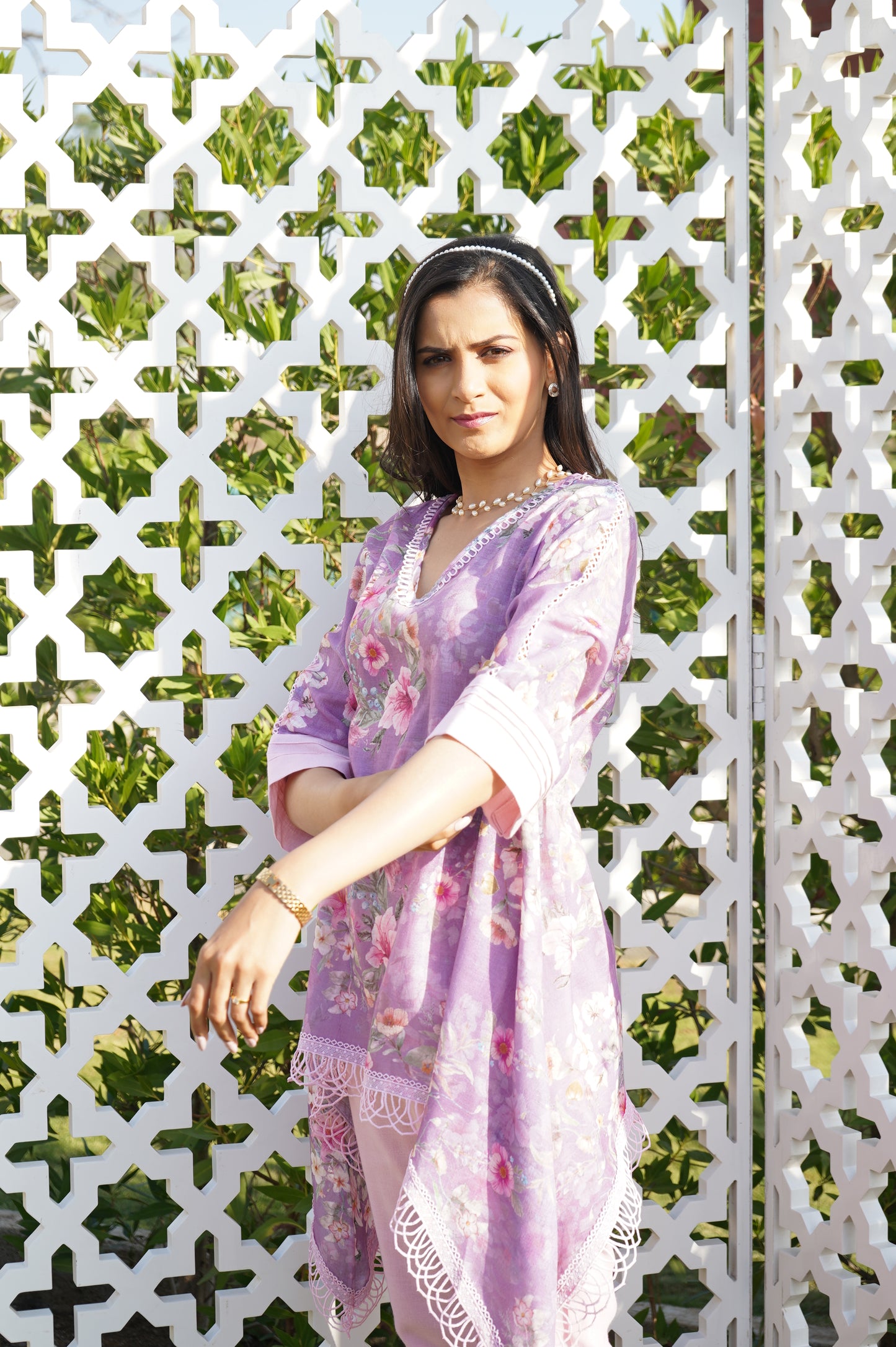 Daphne Kaftan Top - Lilac