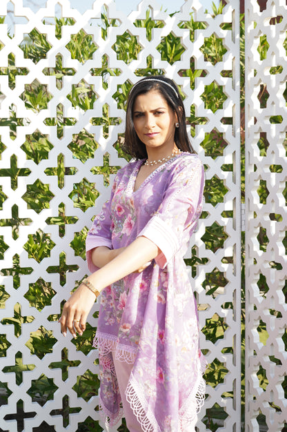 Daphne Kaftan Top - Lilac