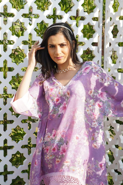 Daphne Kaftan Top - Lilac