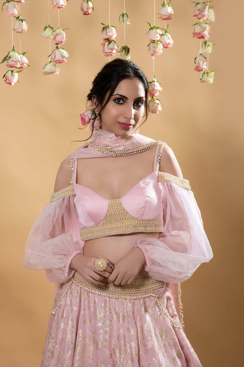 Tara Brocade Lehenga Set - Monk & Mei