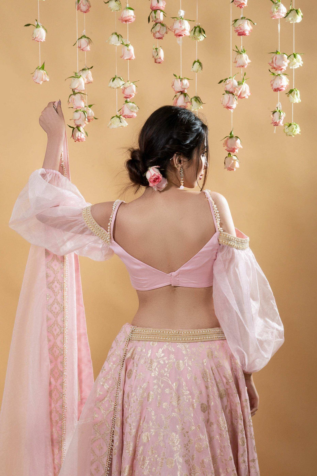 Tara Brocade Lehenga Set - Monk & Mei