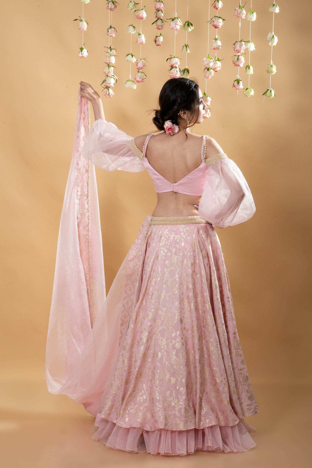 Tara Brocade Lehenga Set - Monk & Mei