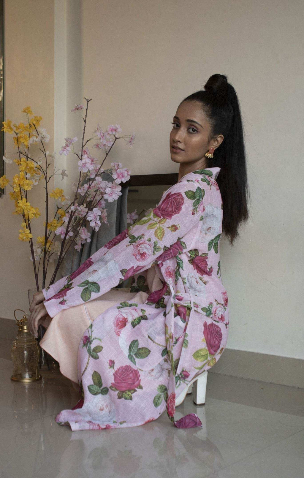 SPRING DRESS SET - Babypink - Monk & Mei