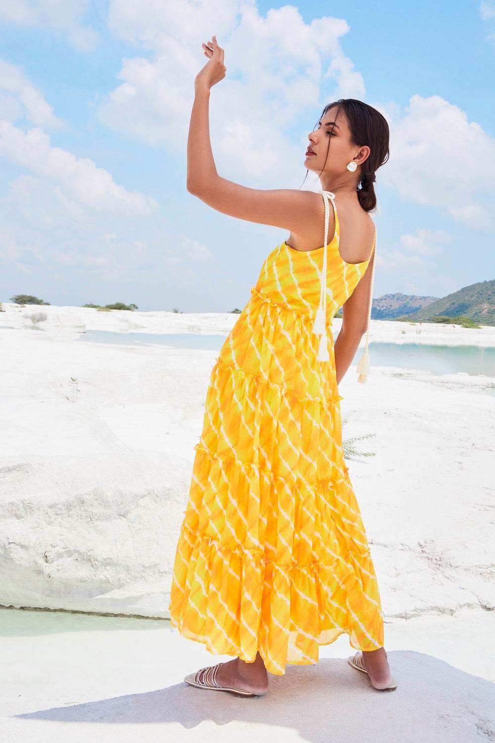 IRIS DRESS - Yellow - Monk & Mei