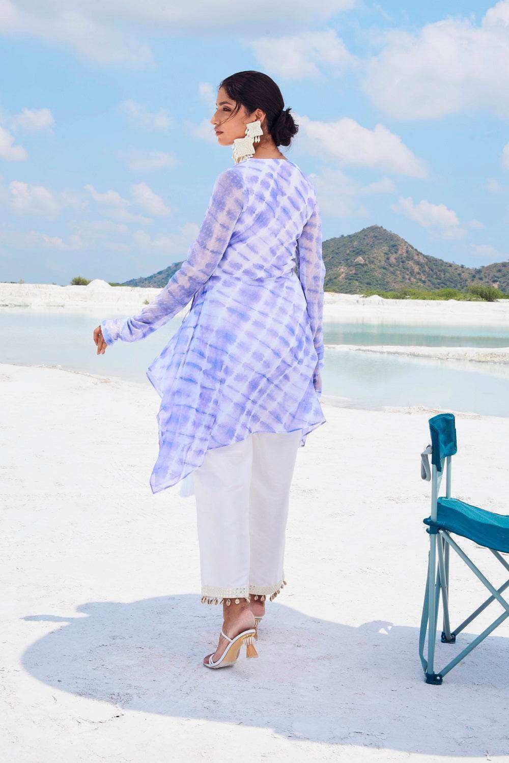ZAARYA KURTA & PANTS - Lavender - Monk & Mei